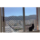 rede de proteção para gatos janela Praia Estaleiro