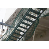 rede protetora para escadas caracol Casa Branca