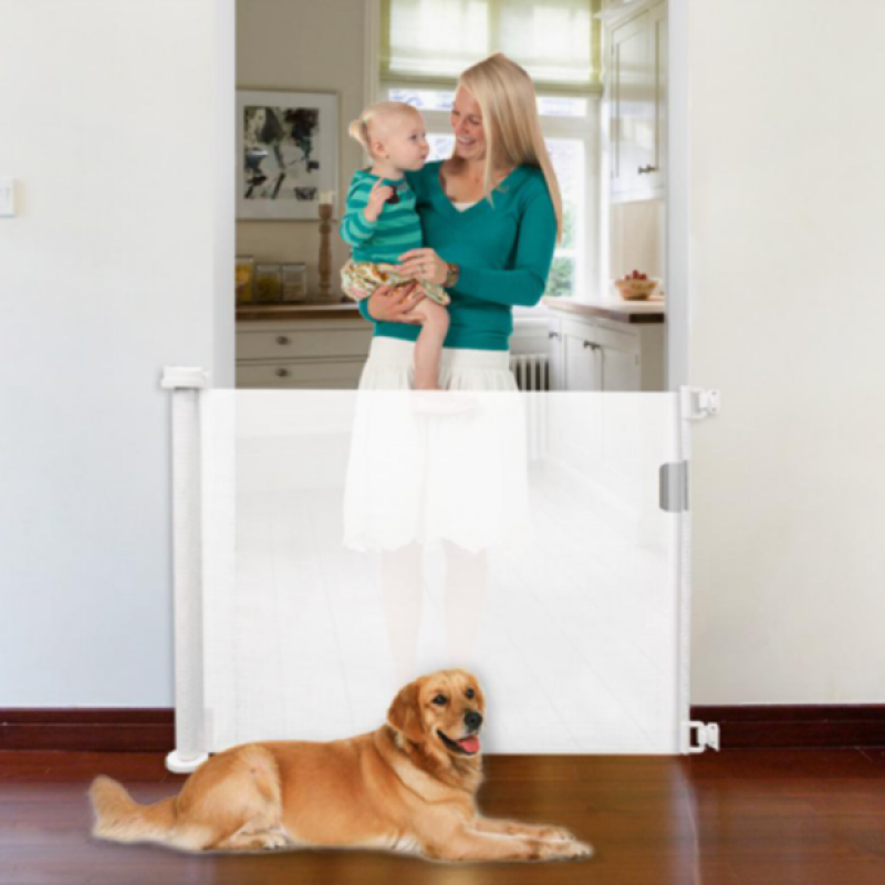 Valor de Tela de Proteção para Cachorro Retrátil C Branca - Tela para Portão para Cachorro